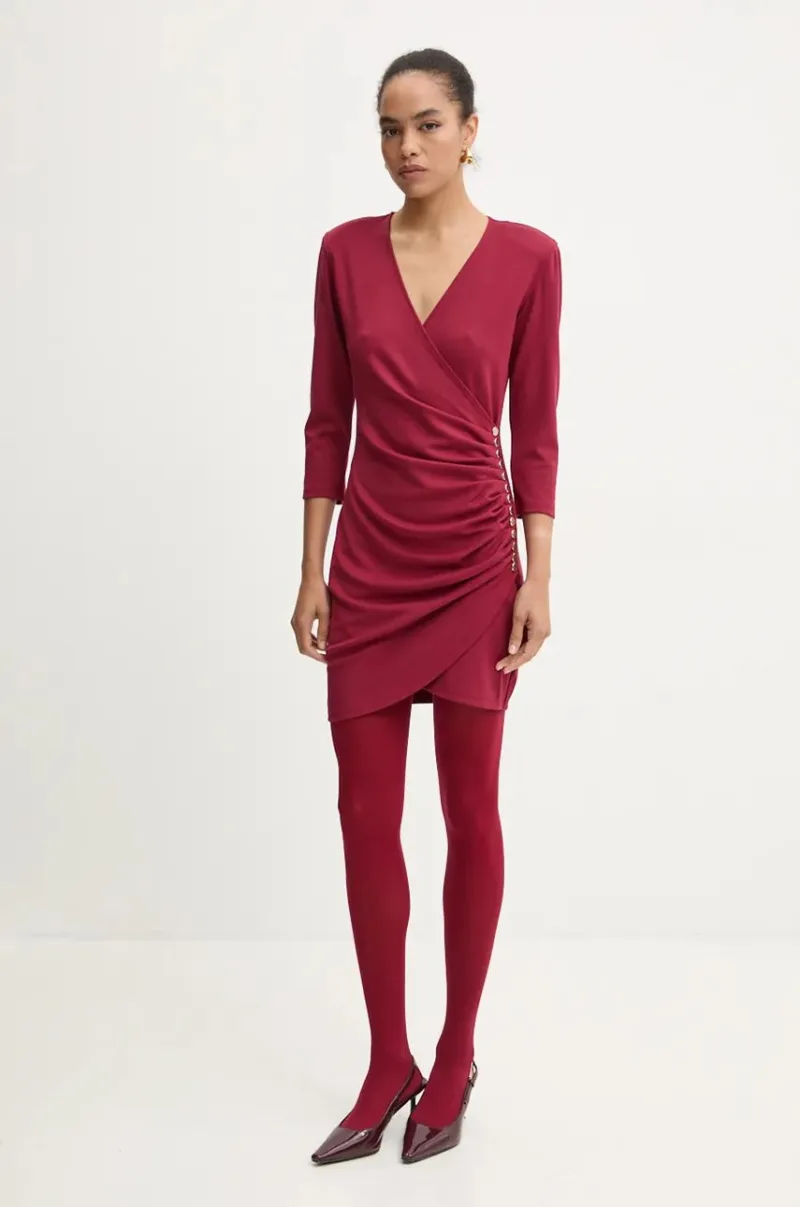 Blugirl Blumarine rochie culoarea bordo