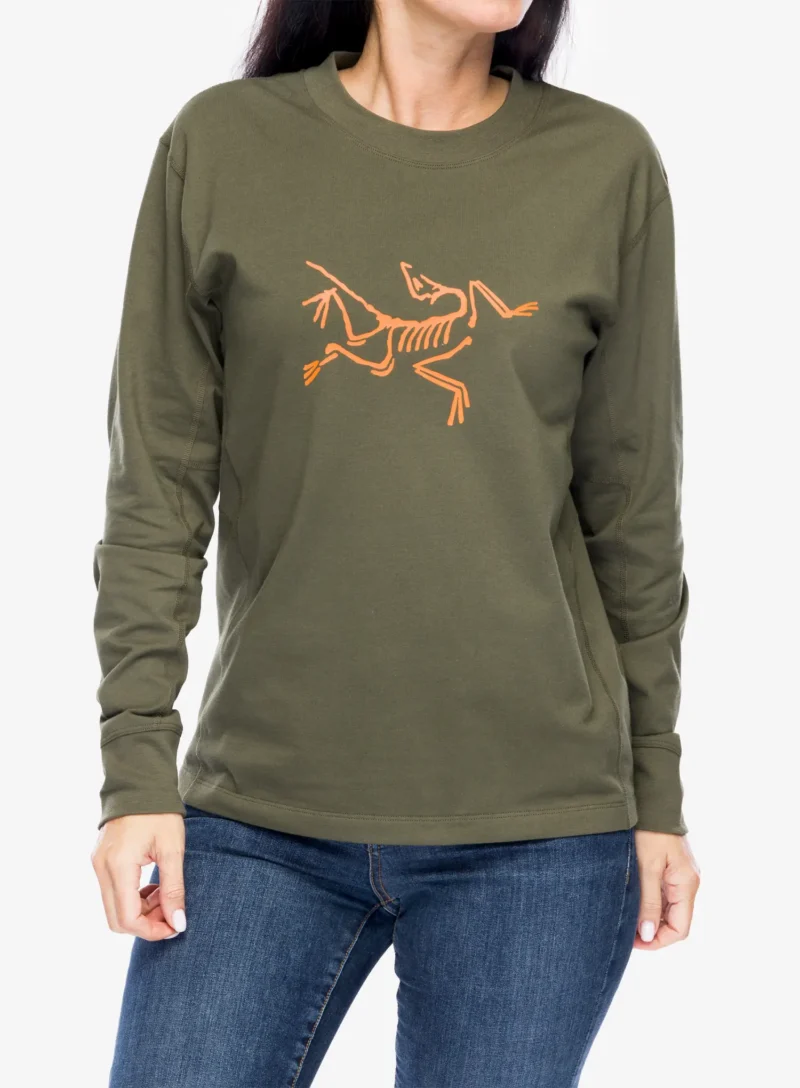 Bluza cu maneca lunga femei Arcteryx Archaeopteryx Logo LS - tatsu/solaris