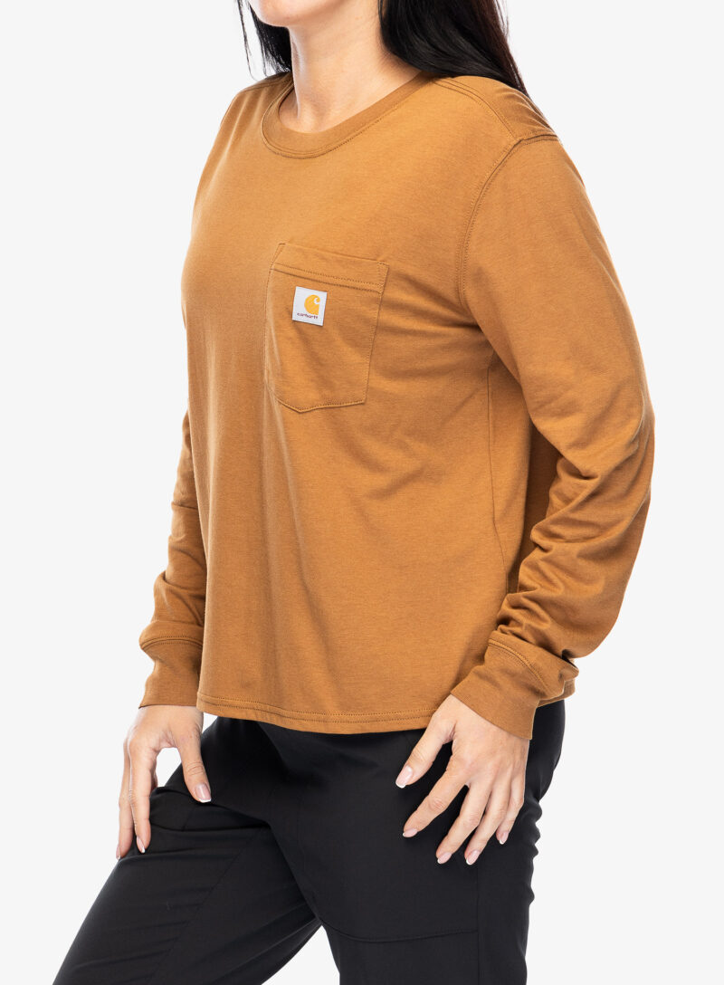 Cumpăra Bluza cu maneca lunga femei Cartartt Lightweight L/S Pocket T-Shirt - carhartt brown