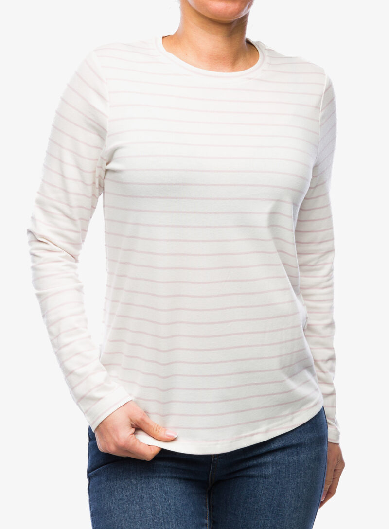 Bluza cu maneca lunga femei Craghoppers NosiLife Akona LS Top - dusky carnation stripe