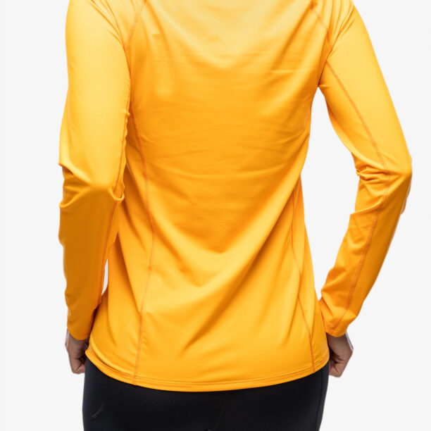 Bluza cu maneca lunga femei Mammut Selun FL Longsleeve Logo - tangerine preţ