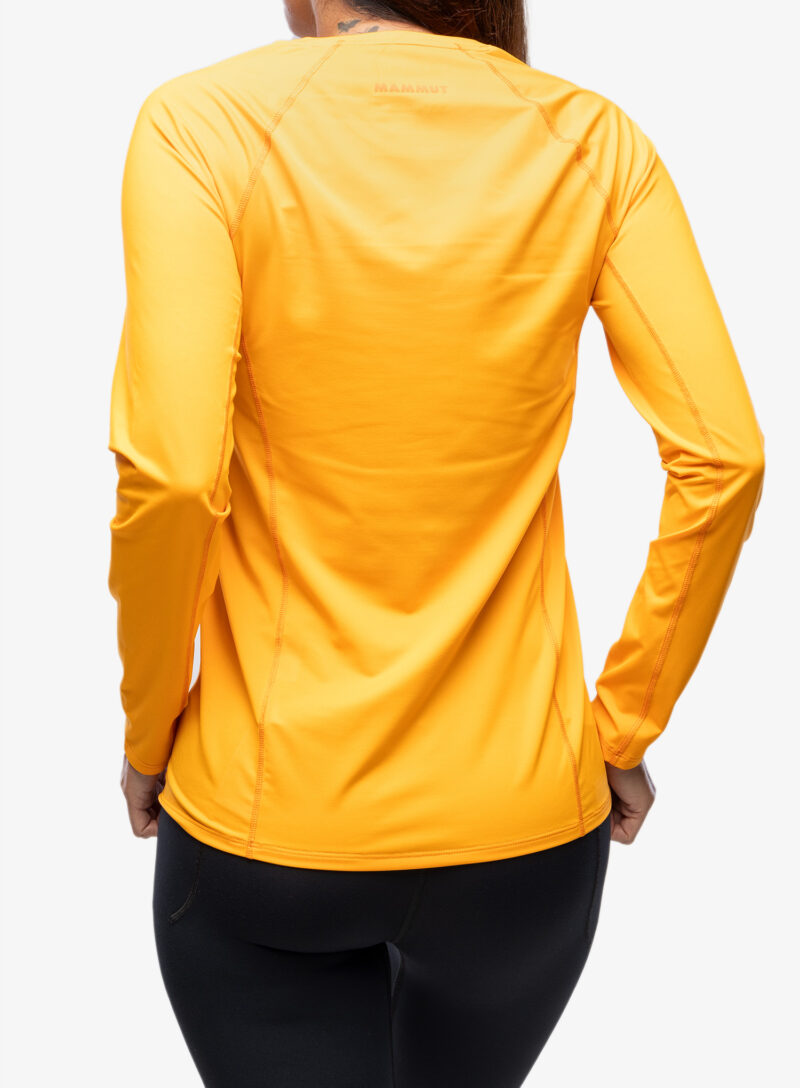 Bluza cu maneca lunga femei Mammut Selun FL Longsleeve Logo - tangerine preţ