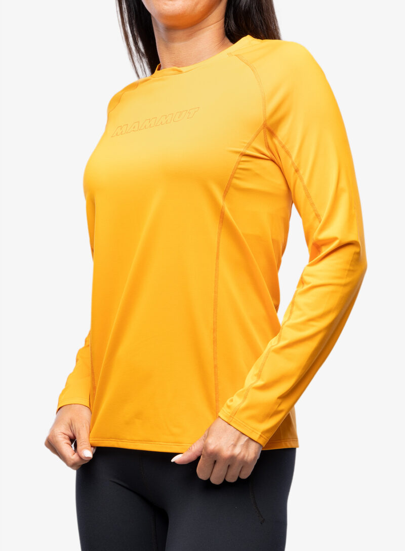 Bluza cu maneca lunga femei Mammut Selun FL Longsleeve Logo - tangerine