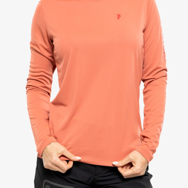 Bluza cu maneca lunga femei Peak Performance Alum Light Long Sleeve - trek pink