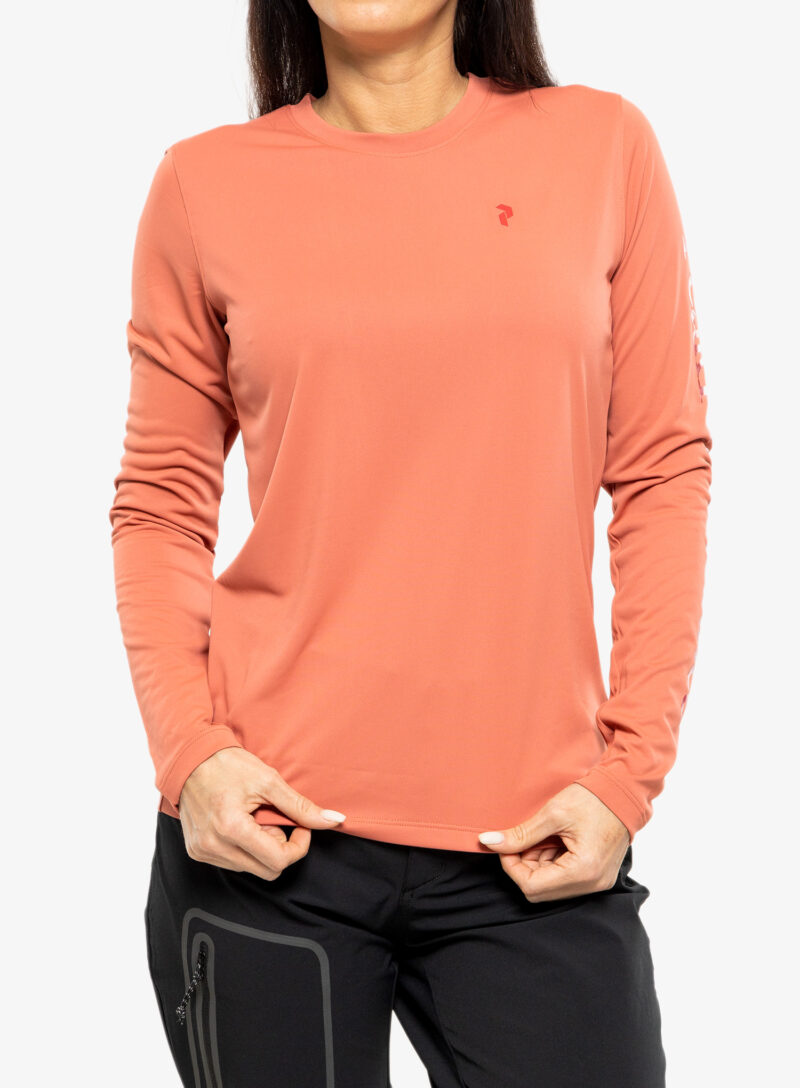 Bluza cu maneca lunga femei Peak Performance Alum Light Long Sleeve - trek pink