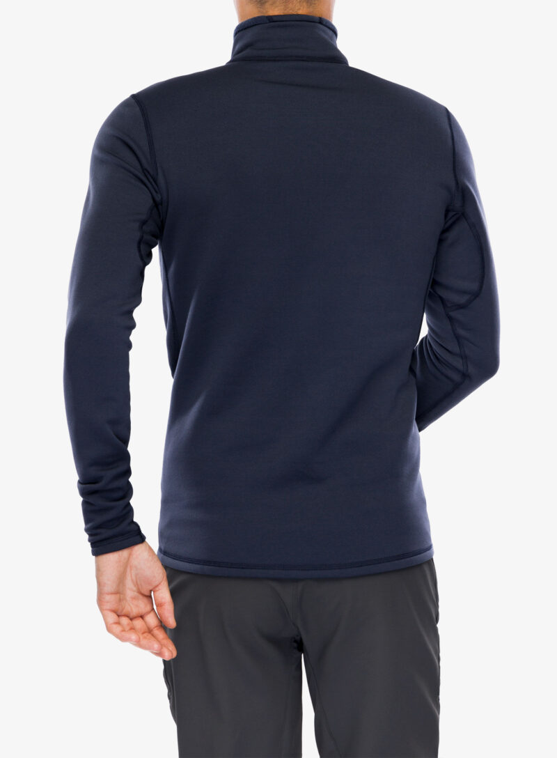 Bluza de corp Arcteryx Rho Heavyweight Zip Neck - black sapphire preţ