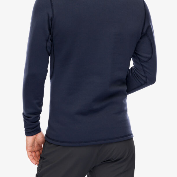 Preţ Bluza de corp Arcteryx Rho Heavyweight Zip Neck - black sapphire