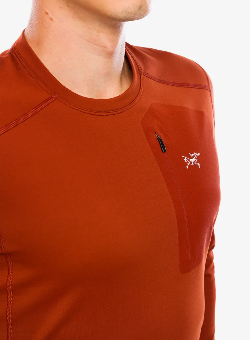 Original Bluza de corp Arcteryx Rho LT Crew Neck - sequoia