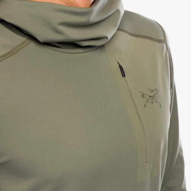 Original Bluza de corp Arcteryx Rho LT Hoody - forage