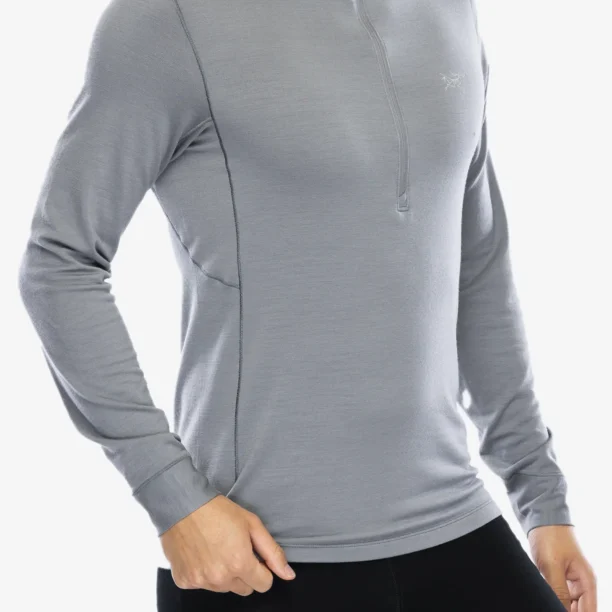 Cumpăra Bluza de corp Arcteryx Rho Merino Wool Zip Neck - void