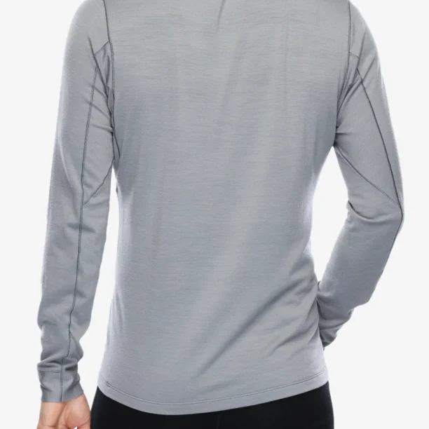 Preţ Bluza de corp Arcteryx Rho Merino Wool Zip Neck - void