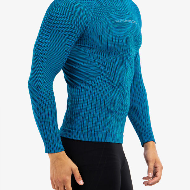 Cumpăra Bluza de corp Brubeck 3D Run PRO LS Shirt - blue