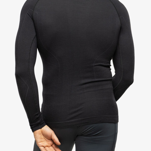 Bluza de corp Brubeck Active Wool L/S Shirt - graphite preţ