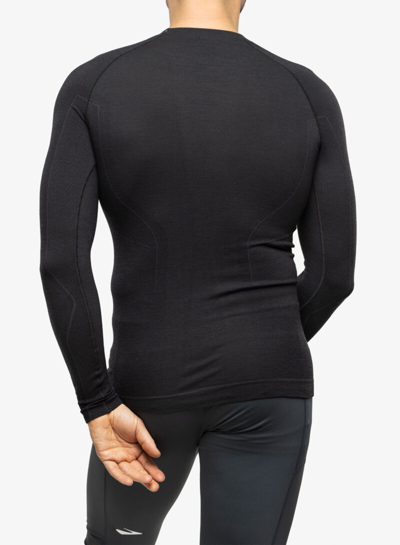 Bluza de corp Brubeck Active Wool L/S Shirt - graphite preţ