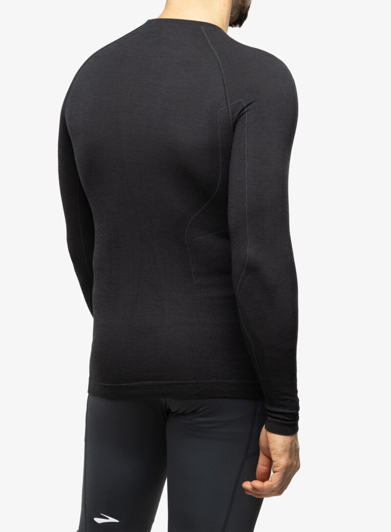 Preţ Bluza de corp Brubeck Active Wool L/S Shirt - graphite