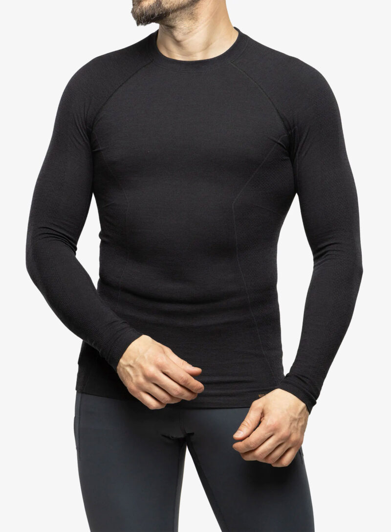 Bluza de corp Brubeck Active Wool L/S Shirt - graphite