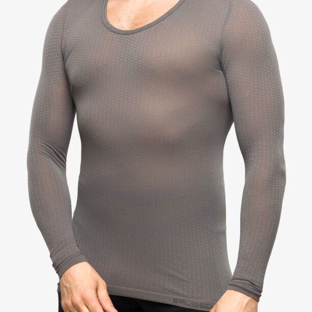 Bluza de corp Brubeck Base Layer L/S Shirt - grey preţ