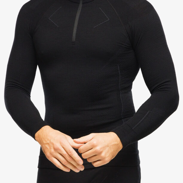 Bluza de corp Brubeck Extreme Merino - black preţ