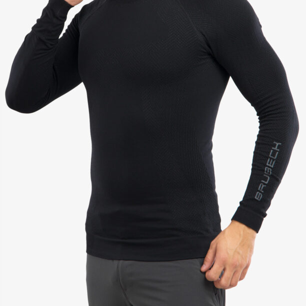 Original Bluza de corp Brubeck Extreme Thermo Sweatshirt - black