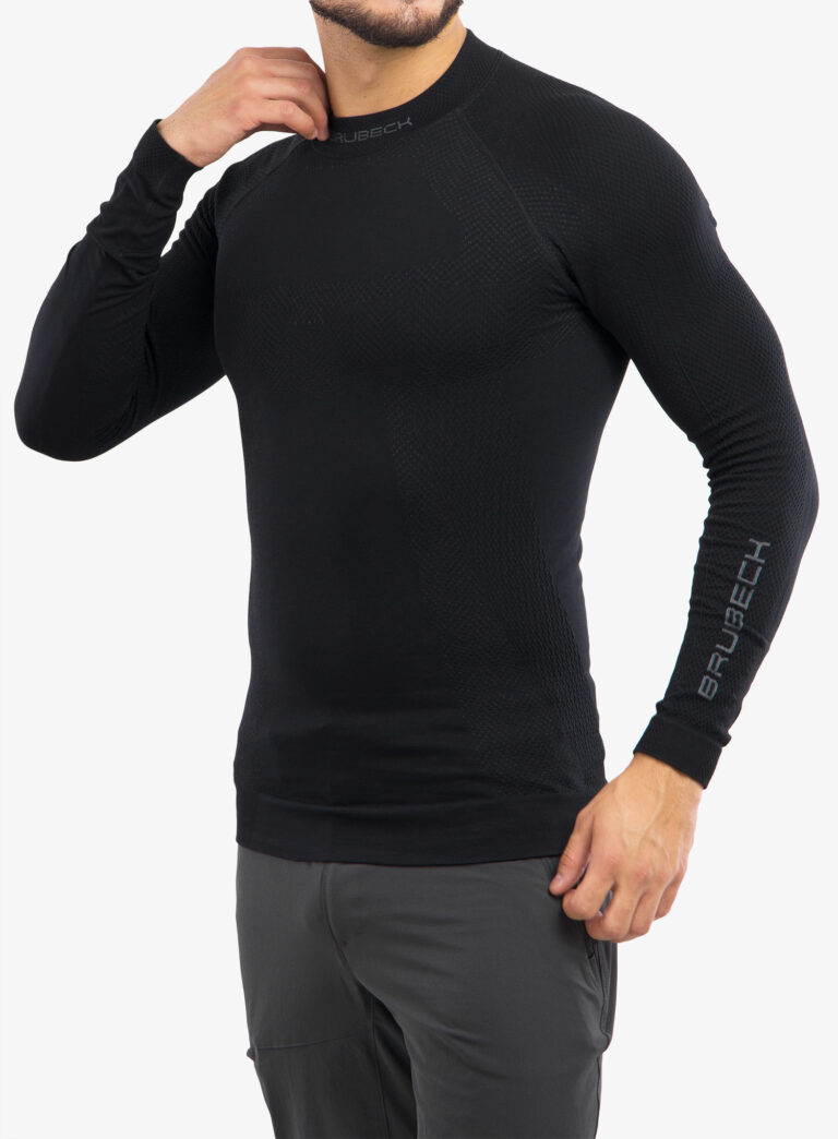 Original Bluza de corp Brubeck Extreme Thermo Sweatshirt - black