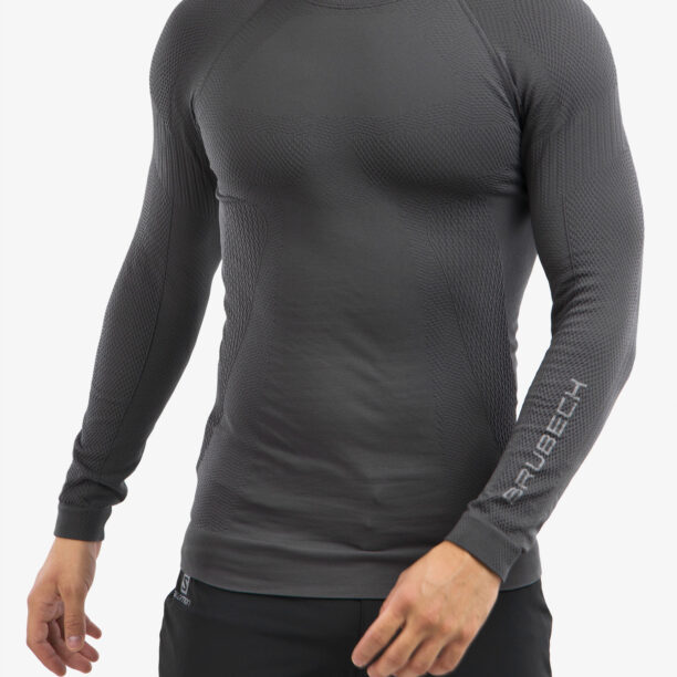 Original Bluza de corp Brubeck Extreme Thermo Sweatshirt - dark grey