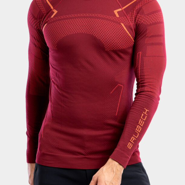 Bluza de corp Brubeck Thermo - burgundy