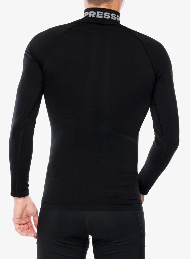 Bluza de corp Compressport 3D Thermo HZ LS Top - black preţ