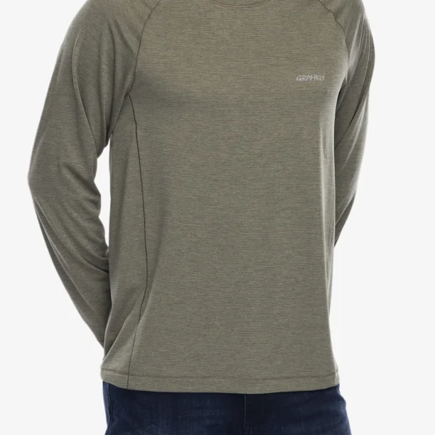 Bluza de corp Gramicci Winter Thermal LS Crew - olive heather preţ