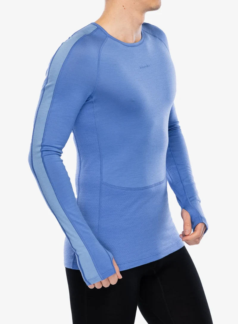 Preţ Bluza de corp Icebreaker 200 ZoneKnit LS Crewe - brilliant/baja/cb