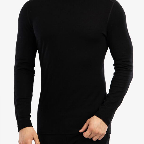 Original Bluza de corp Icebreaker 260 Tech LS Turtleneck - black