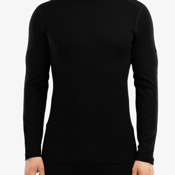 Bluza de corp Icebreaker 260 Tech LS Turtleneck - black