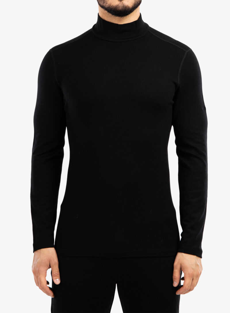 Bluza de corp Icebreaker 260 Tech LS Turtleneck - black