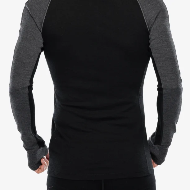 Bluza de corp Icebreaker 260 ZoneKnit LS Half Zip - jet/metro preţ