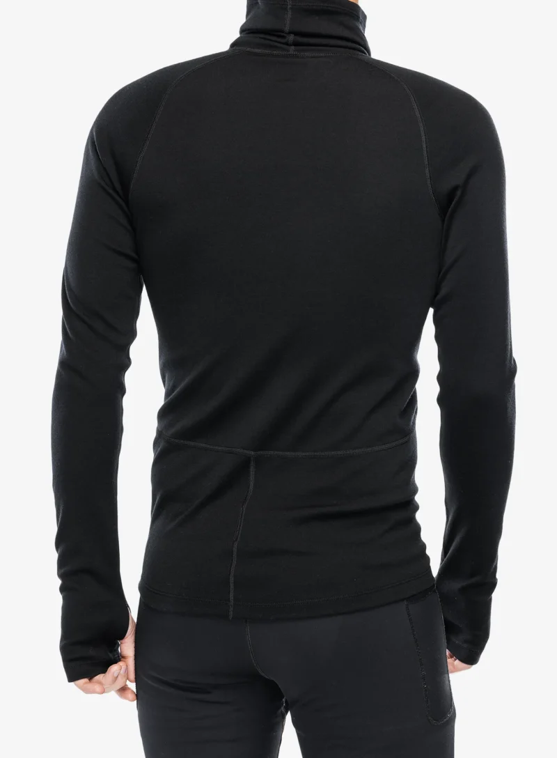 Bluza de corp Icebreaker 300 Merino Fine Polar LS Roll Neck - black preţ