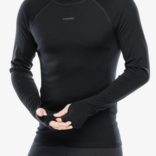 Cumpăra Bluza de corp Icebreaker 300 Merino Fine Polar LS Roll Neck - black