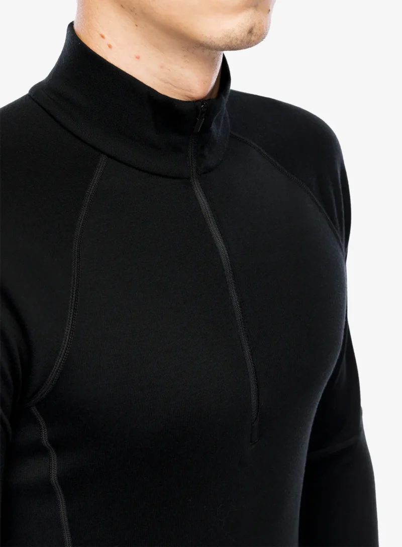 Original Bluza de corp Icebreaker 300 MerinoFine Polar LS Half Zip - black