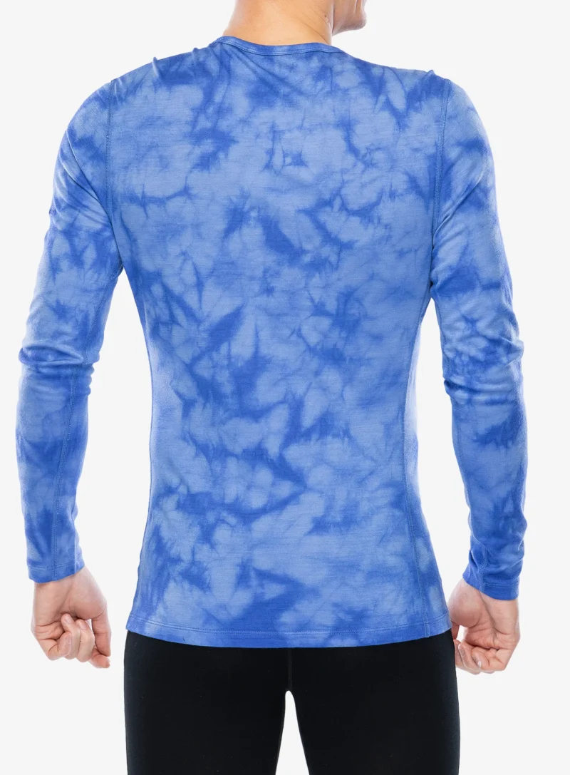 Bluza de corp Icebreaker Merino 200 Oasis LS Crewe Cloud Dye - baja/brilliant/cd preţ