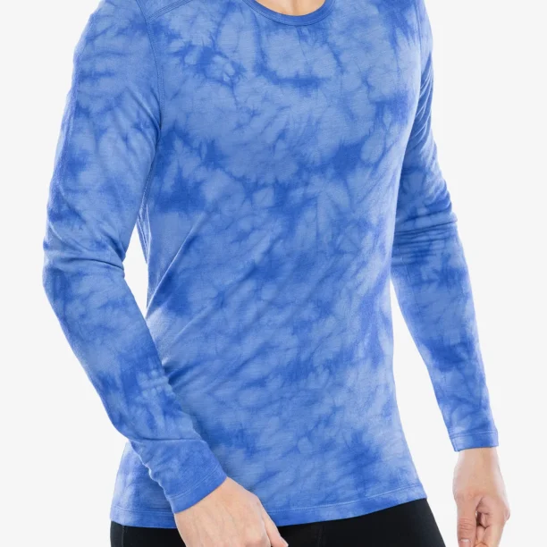 Cumpăra Bluza de corp Icebreaker Merino 200 Oasis LS Crewe Cloud Dye - baja/brilliant/cd