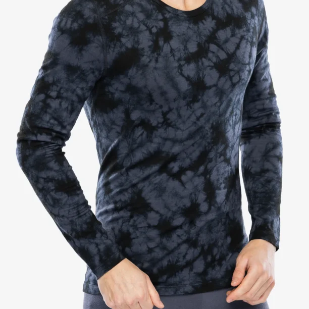 Cumpăra Bluza de corp Icebreaker Merino 200 Oasis LS Crewe Cloud Dye - graphite/black/cd