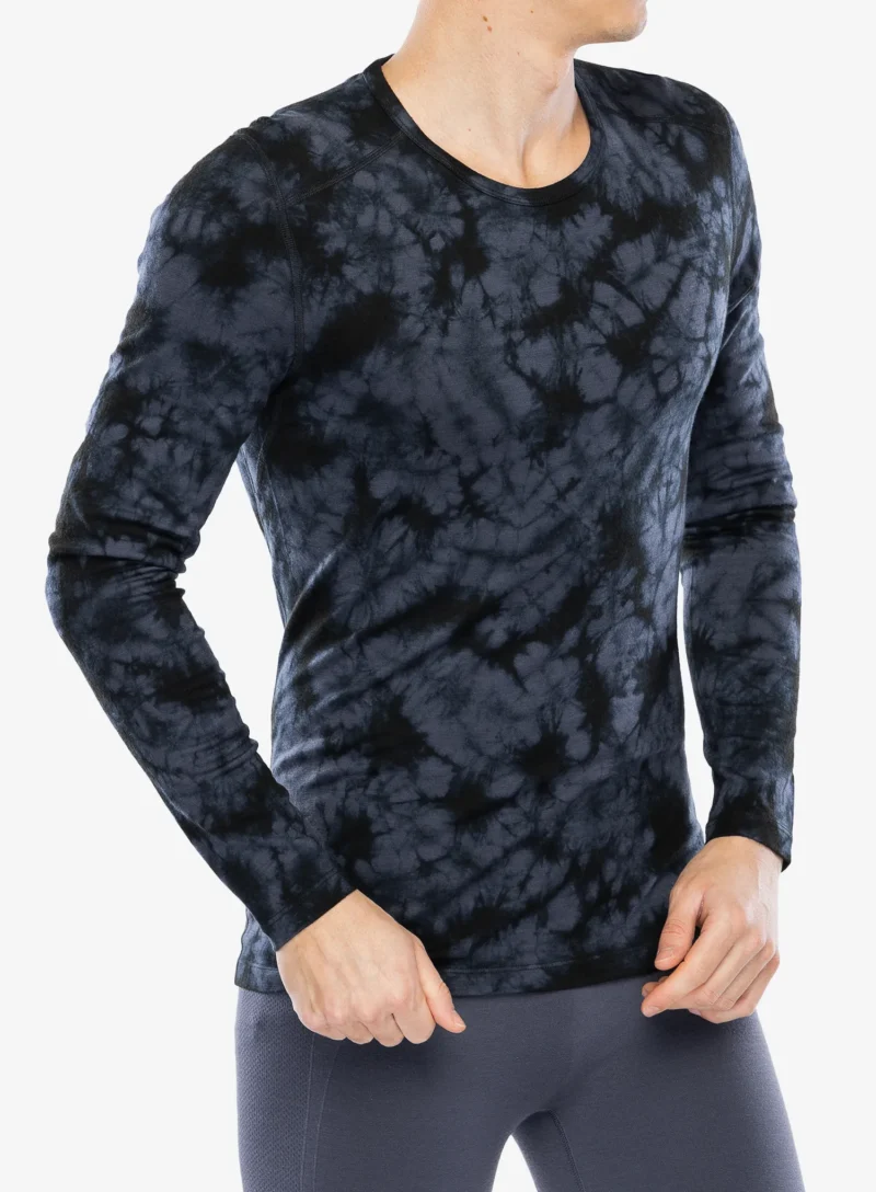 Cumpăra Bluza de corp Icebreaker Merino 200 Oasis LS Crewe Cloud Dye - graphite/black/cd