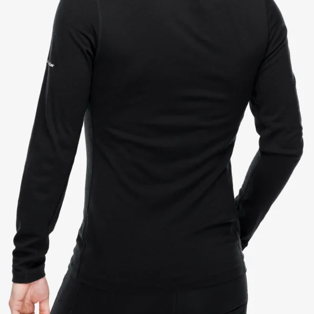 Bluza de corp Icebreaker Merino 200 Oasis LS Crewe Remarkables - black preţ