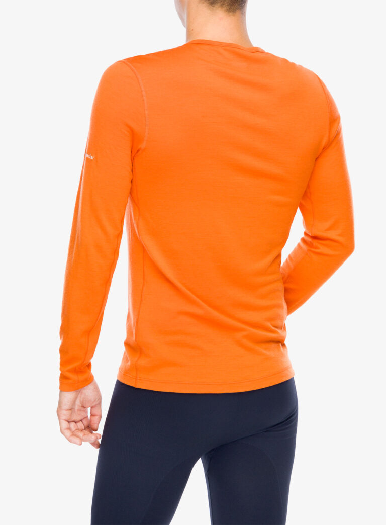 Bluza de corp Icebreaker Merino 200 Oasis LS Crewe Remarkables - blaze preţ