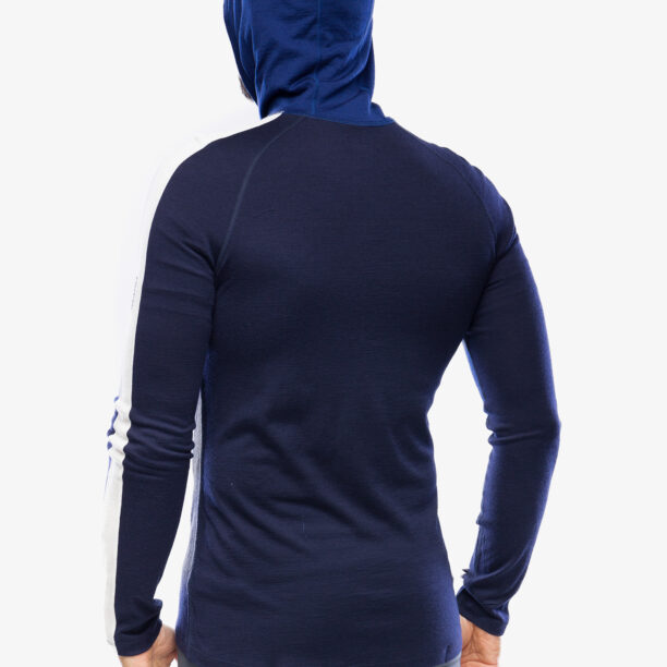 Bluza de corp Icebreaker Merino 200 Sonebula LS Half Zip Hood - royal navy preţ