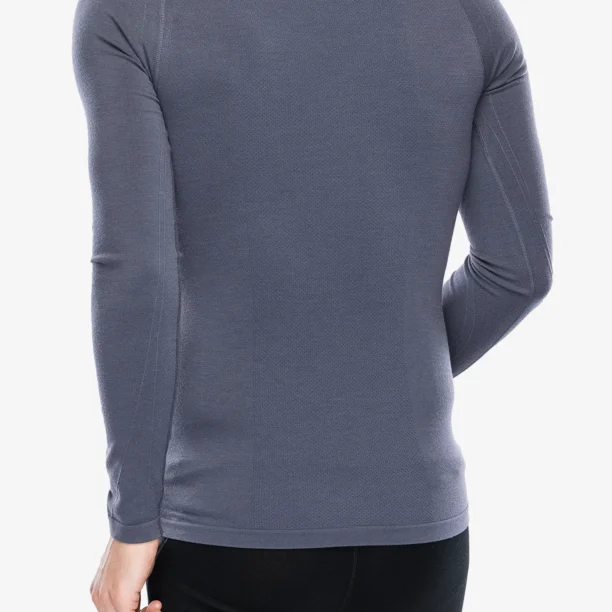 Bluza de corp Icebreaker Merino 260 Zoneknit Seamless LS Crewe - graphite preţ