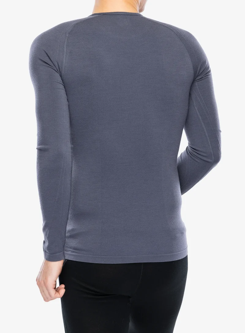 Bluza de corp Icebreaker Merino 260 Zoneknit Seamless LS Crewe - graphite preţ