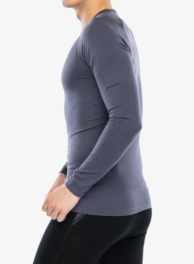 Preţ Bluza de corp Icebreaker Merino 260 Zoneknit Seamless LS Crewe - graphite