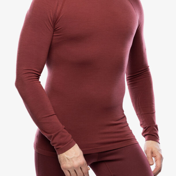 Bluza de corp Icebreaker Merino 260 Zoneknit Seamless LS Crewe - port