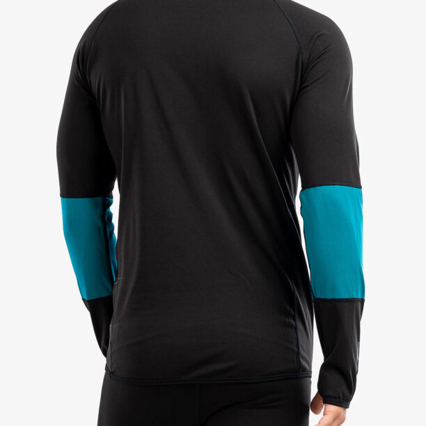 Bluza de corp Majesty Surface Base Layer Top - black/green preţ