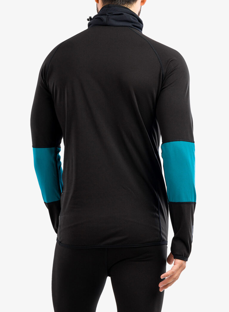 Bluza de corp Majesty Surface Base Layer Top - black/green preţ