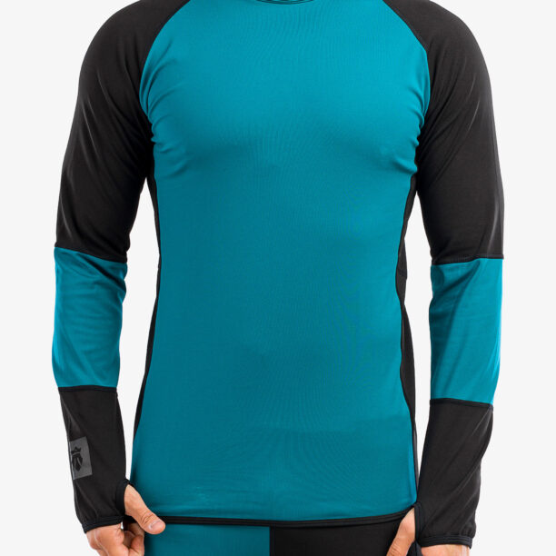 Bluza de corp Majesty Surface Base Layer Top - black/green